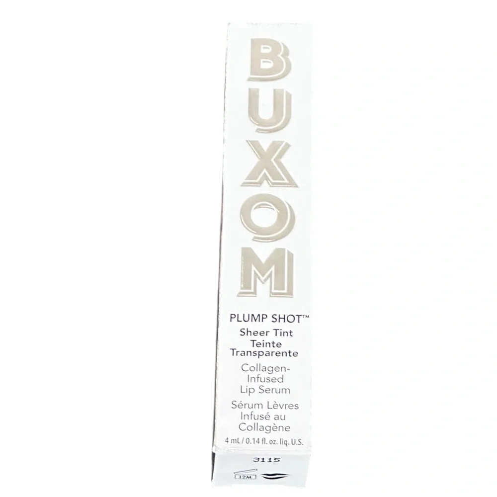 Buxom NIB Plump Shot Sheer Tint Collagen Infused Lip Serum Koral Kiss